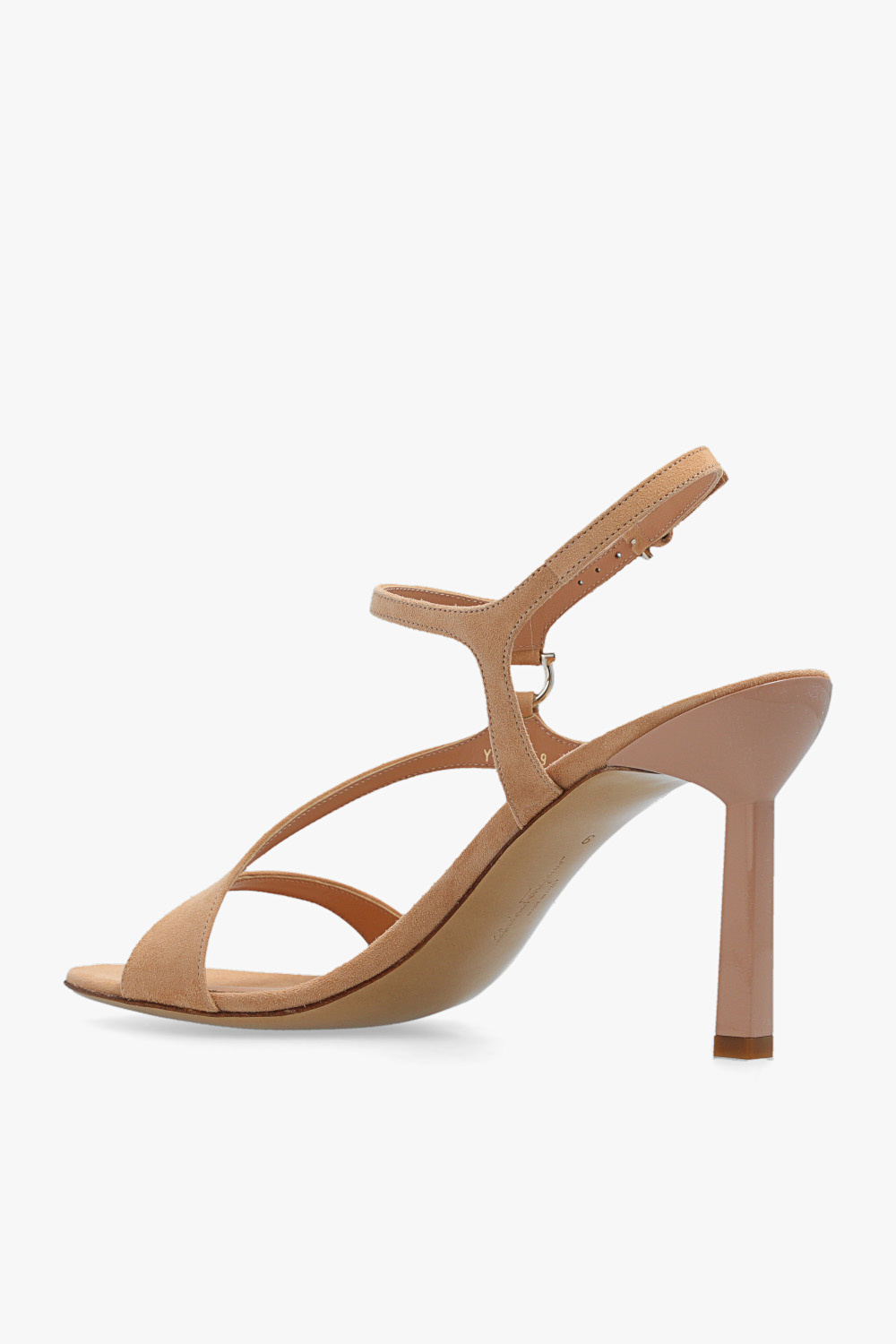 サンダル・ミュール Salvatore Ferragamo Astro Women's Sandals Beige Leather Salvatore Ferragamo Beige Calf Leather Sandals for Women